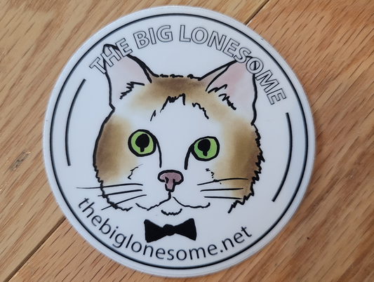 Big Lonesome Cat Sticker